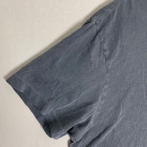 RRL Logo T-shirt Gray Men's XL Ralph Lauren Double RL Distressed - Picture 3 of 10